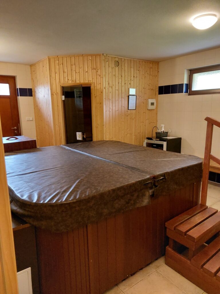 Wellness se saunou a vířivkou